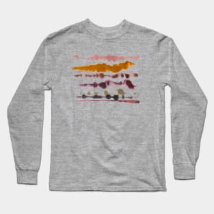 Soft Nautical Watercolor Orange Long Sleeve T-Shirt